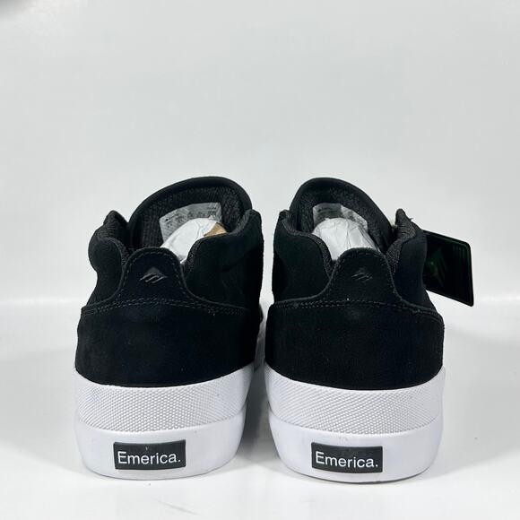 Emerica Pillar Skate Shoes Men’s 9.5 Black / White / Gold (New w/ Box) - Picture 6 of 10